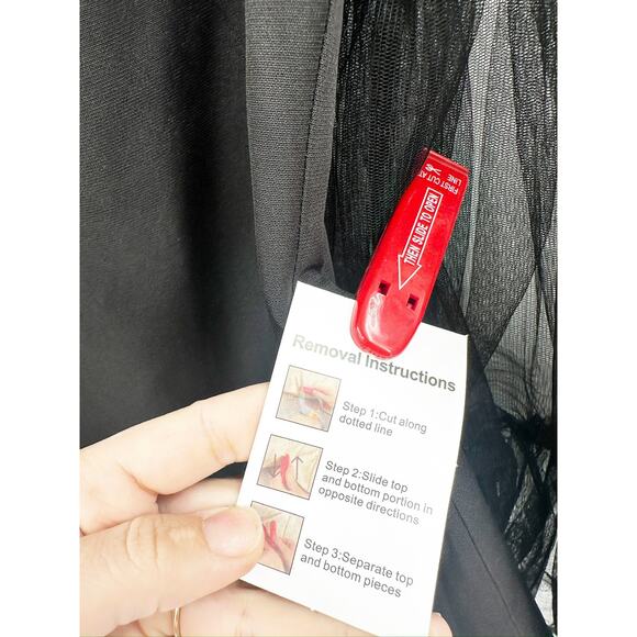 Ieena for Mac Duggal 49612 High Neck Flared Sleeve Mini Dress 8 - Picture 6 of 6